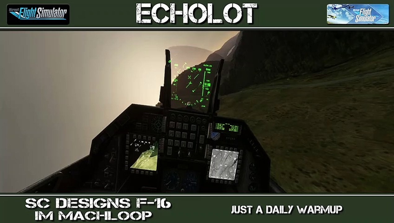 Microsoft Flight Simulator: SC Designs F-16 tägliche Aufwärmrunde im Mach Loop