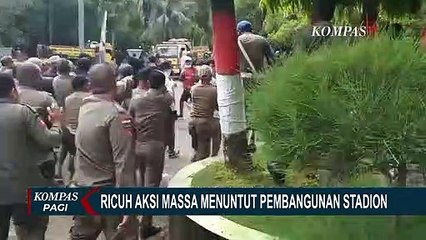 Ratusan Suporter Bola Ngamuk dan Rusak Sejumlah Fasilitas Kantor Gubernur Sulsel