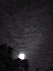 Noche de Luna y Nubes. Tacuarembó, Uruguay (02/12/2022)