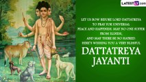 Dattatreya Jayanti 2022 Wishes and Greetings: Share Images and HD Wallpapers on Datta Jayanti