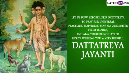 Dattatreya Jayanti 2022 Wishes and Greetings: Share Images and HD Wallpapers on Datta Jayanti