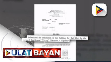 Aktor at TV host na si Vhong Navarro, pinayagan ng korteng magpiyansa ng P1-M