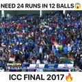 ICC final India match || to win India need_24_in_12_ball_final_match highlights || today's cricket match