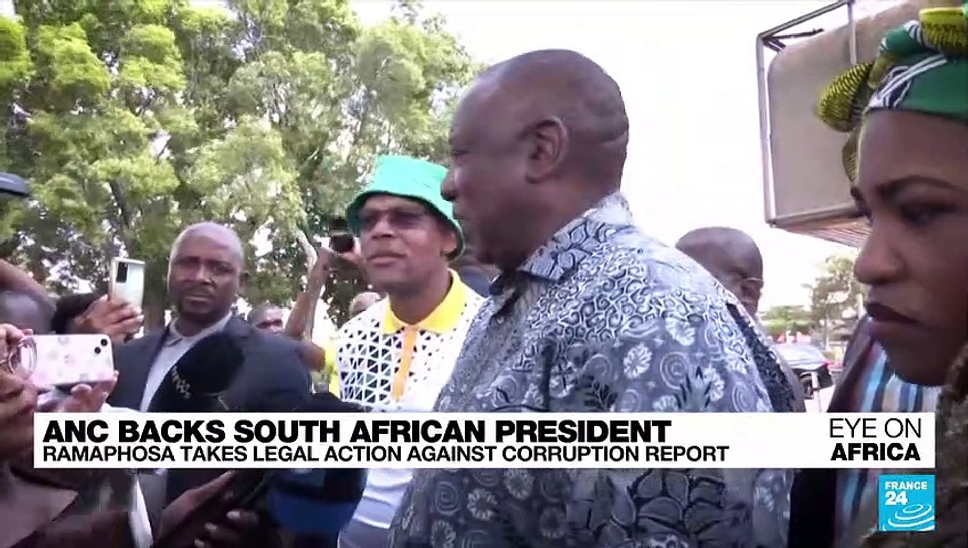 ⁣ANC backs South African president Ramaphosa