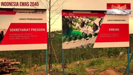 Land Clearing Utk Pembangunan Kantor Sekretariat Presiden dan Istana Kepresidenan Di IKN telah di mulai...!!!