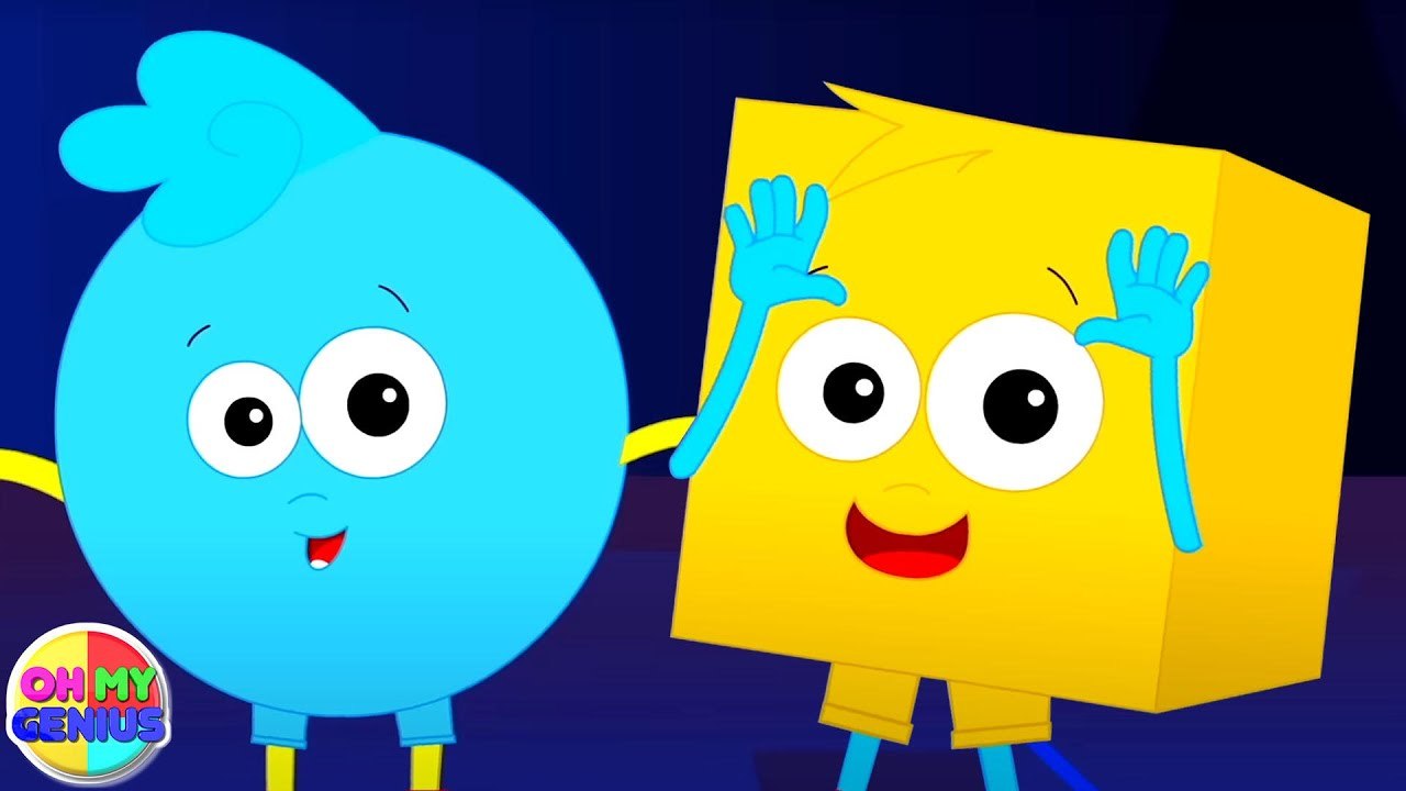 Shapes Song + More  Learning Videos for Kids