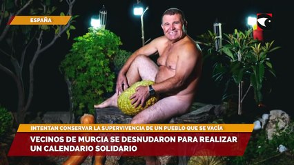 Vecinos de Murcia se desnudaron para realizar un calendario solidario