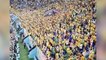 World Cup: Brazil fans celebrate opening goal in victorious match against South Korea