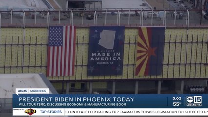 President Biden headed to Phoenix on Tuesday
