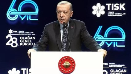 Cumhurbaşkanı Erdoğan, TİSK 28. Olağan Genel Kurulu’na katıldı