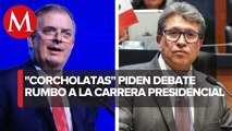 Ebrard y Monreal coinciden en necesidad de debate entre ‘corcholatas’