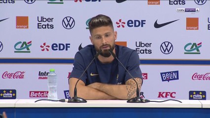 Olivier Giroud sur son record en bleu : "Il faut être patient, travailler. On ne peut pas tout avoir tout de suite !"