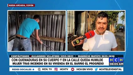 ¡Triste! Copaneca pierde su casa y por poco su vida, tras voraz incendio