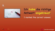 150 Verbs in 10 days Part 4| Goethe Zertifikat A1 | Learn German | A1-B1 | Grammar