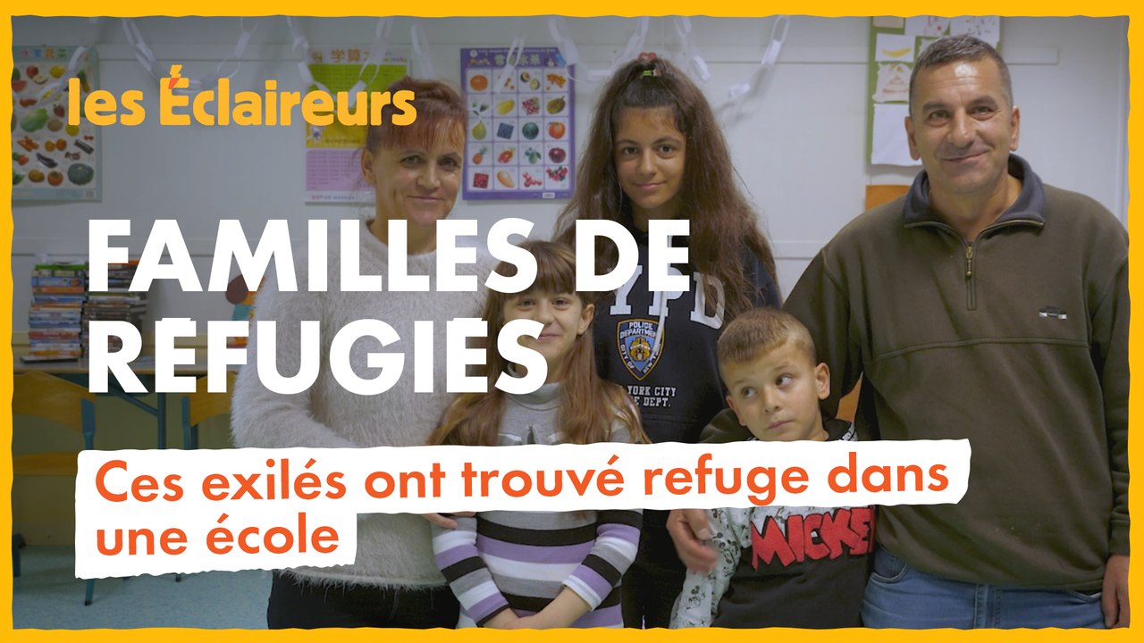 Ces exilés ont trouvé refuge dans une école
