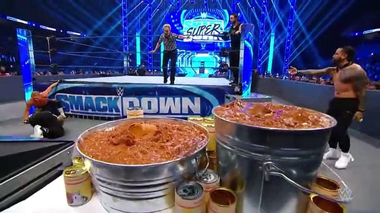 FULL MATCH - Reigns _ Usos vs. Corbin_ Ziggler _ Roode_ SmackDown_ Jan. 31_ 2020