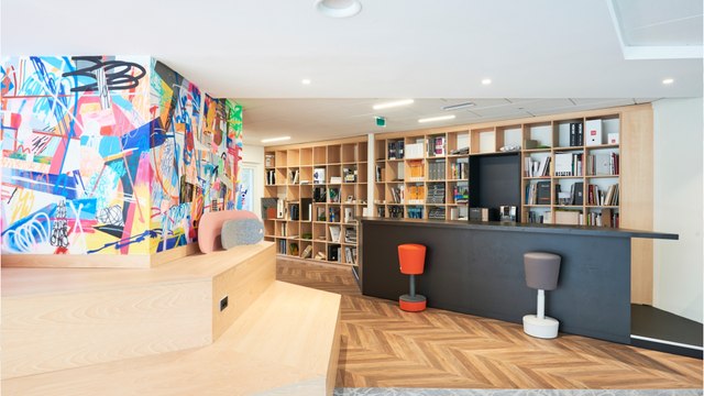 Les espaces d'accueil et de travail de la société Habilis