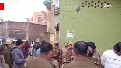 गाजियाबाद ब्रेकिंग: दो पक्षों में जमकर हुआ खूनी संघर्ष, तीन थानों की पुलिस मौके पर