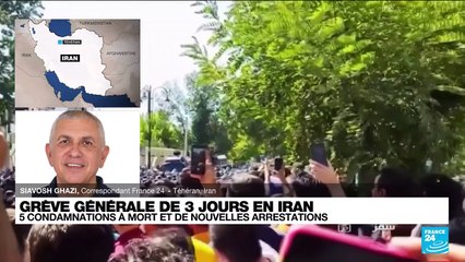 Iran : cinq condamnations à mort pour l'assassinat d'un paramilitaire