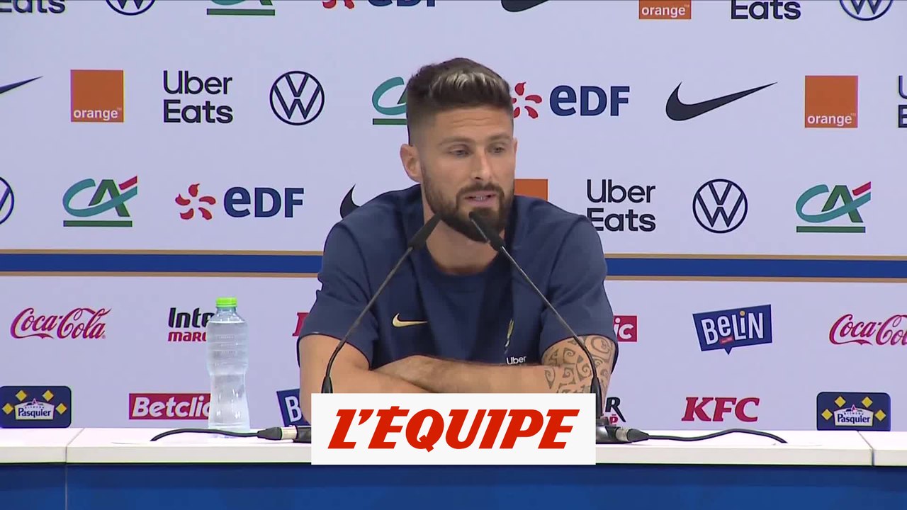 Giroud : «Je suis très fier d’être arrivé là» - Foot - CM 2022 - Bleus