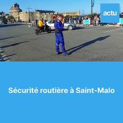 Prévention routière : une voiture lancée à 50 km/h percute un scooter