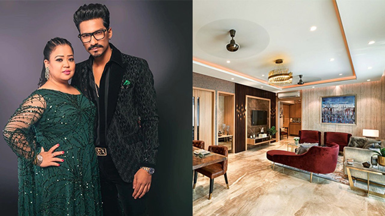 Bharti Singh Haarsh Limbachiyaa Inside House Video Viral |  इतना आलिशान है घर | *Entertainment