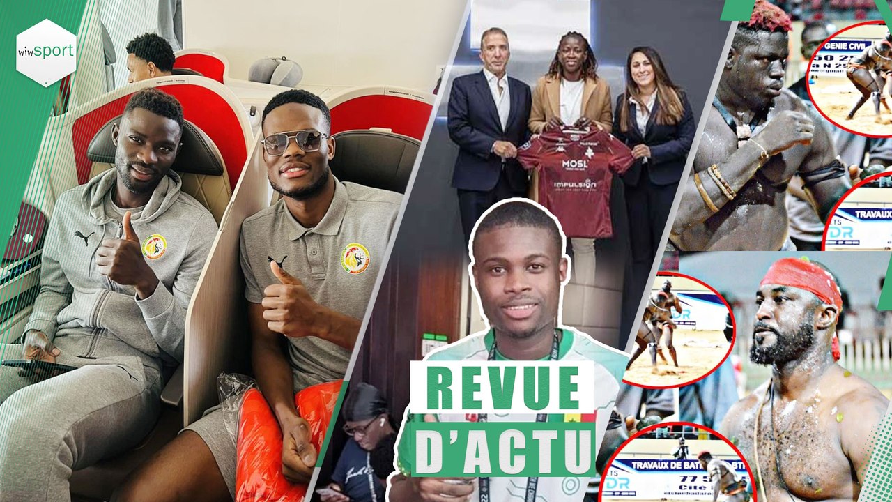 REVUE D'ACTUALITÉ DE CE 06 DECEMBRE : Lions à Dakar ce mardi, 5 médailles pour les karatéka, Momojuve qualifié, Safietou Sagna au Metz