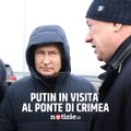 Crimea, Putin in visita sul ponte di Kerch