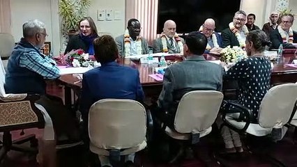 जर्मनी के संसदीय दल की विधानसभा अध्यक्ष डॉ.जोशी से मुलाकात