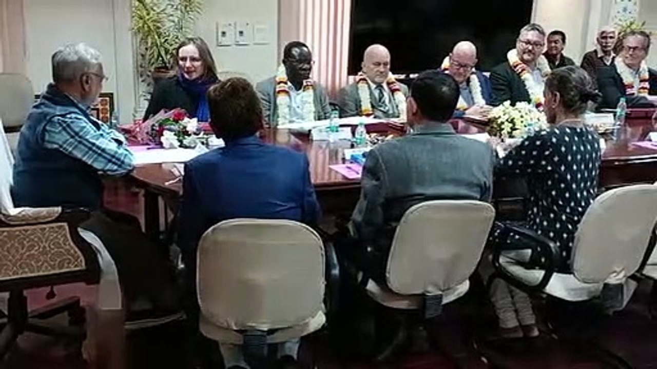 जर्मनी के संसदीय दल की विधानसभा अध्यक्ष डॉ.जोशी से मुलाकात