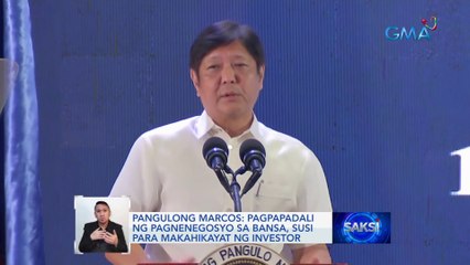 Pangulong Marcos: Paglalabas ng permit para sa mga telco, pabibilisin para makatulong sa digitalization | Saksi