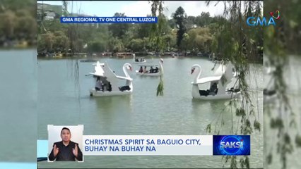 Christmas spirit sa Baguio City, buhay na buhay na | Saksi