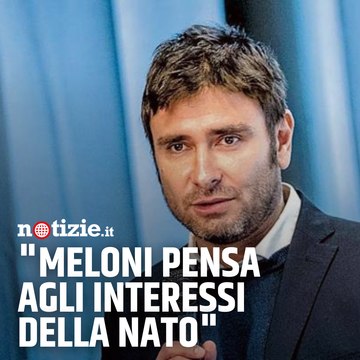 Alessandro Di Battista contro Meloni: Pensa agli interessi della Nato