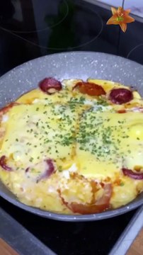 Creative egg and vegetable omelette techniques #egg #creative #lovely #like #kitchen #eggomelette