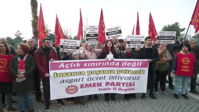 İzmir'den Asgari Ücret Çağrısı: Açlığı Kabul Etmiyoruz, Yoksulluk Sınırını Aşan Bir Ücret İstiyoruz