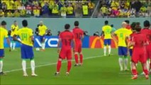 Brazil  vs Korea match  highlights fifa footbasll world cup qatar 2022