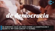 El Gobierno hace un vídeo sobre la Constitución y elude al Rey Juan Carlos y a Suárez