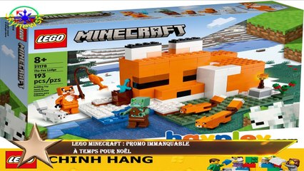 Lego Minecraft : Promo immanquable  à temps pour Noël