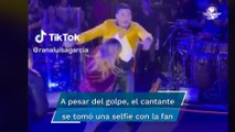 Carlos Rivera fue tacleado por fan durante show en Mexicali