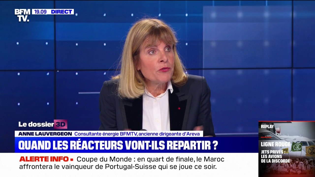 Anne Lauvergeon: "C'est tout à fait possible de rouvrir Fessenheim, mais il faudrait remettre les pièces détachées qui sont parties"