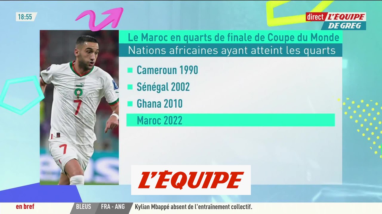 Les chiffres marquants de l'exploit du Maroc face à l'Espagne - Foot - CM 2022