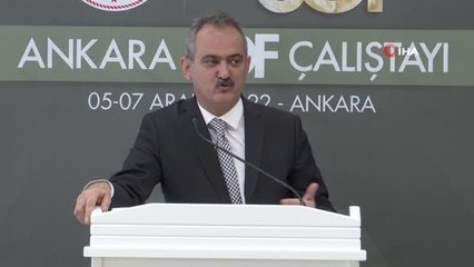 Milli Eğitim Bakanı Mahmut Özer, Ankara Sof Çalıştayı'na katıldı