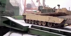 American military equipment arrived in Poland, including 800 tanks!