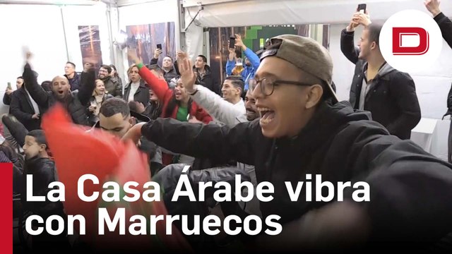 La Casa Árabe de Madrid vibra con el triunfo de Marruecos contra España