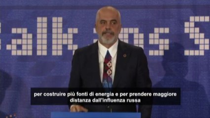 Ue-Balcani, Edi Rama: più fonti di energia e distanza da Russia