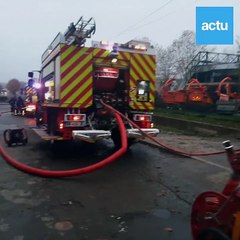 Bonnelles : une entreprise ravagée par les flammes