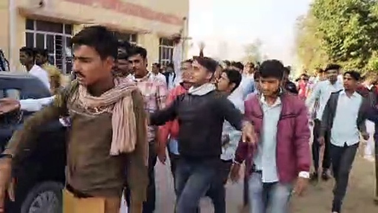 राजकीय महाविद्यालय के लिए छात्र महापंचायत, उमड़ा जनसैलाब