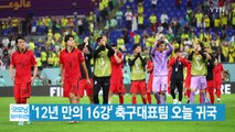 [YTN 실시간뉴스] '12년 만의 16강' 축구대표팀 오늘 귀국 / YTN