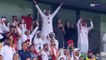 احتفال أمير قطر بفوز المغرب التاريخي على إسبانيا
