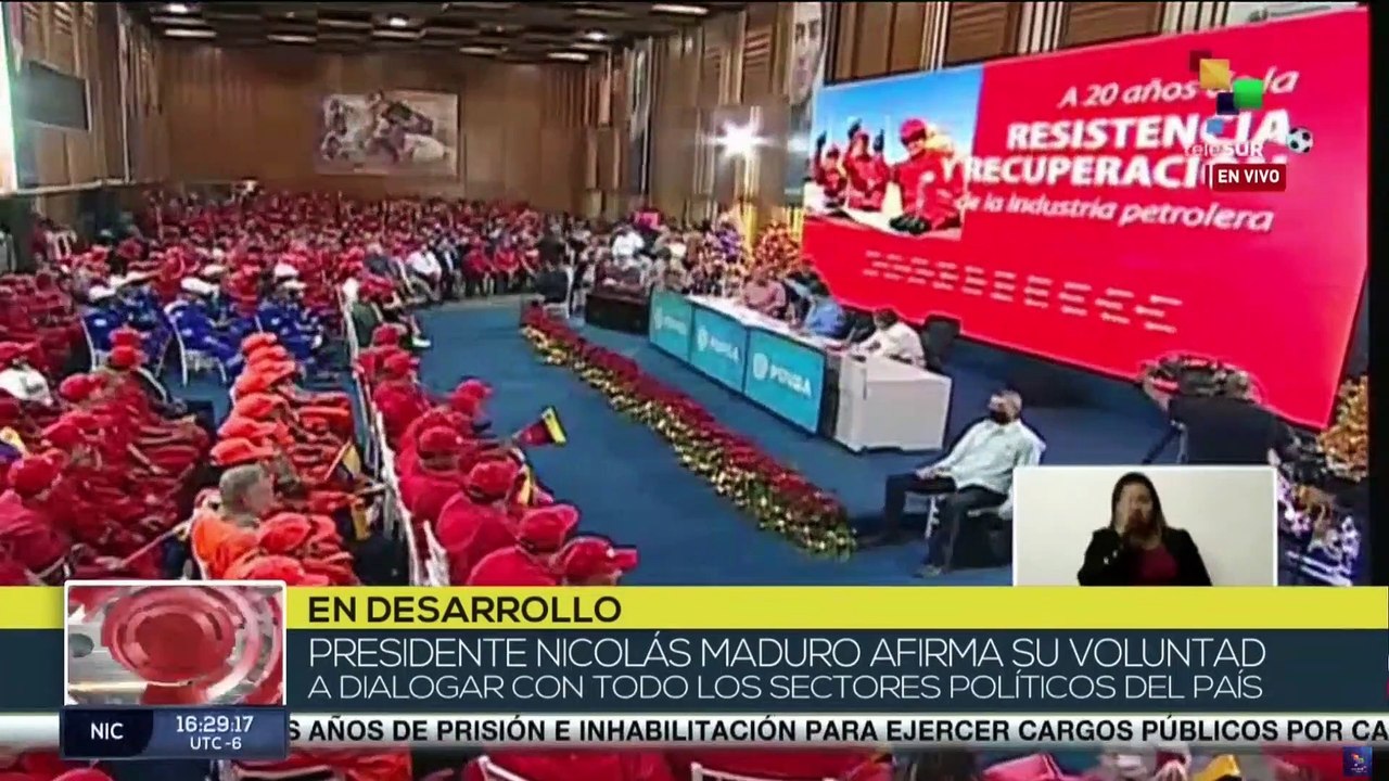 Pdte. Nicolás Maduro reitera que la firma de Acuerdos en México es muestra de la voluntad de diálogo